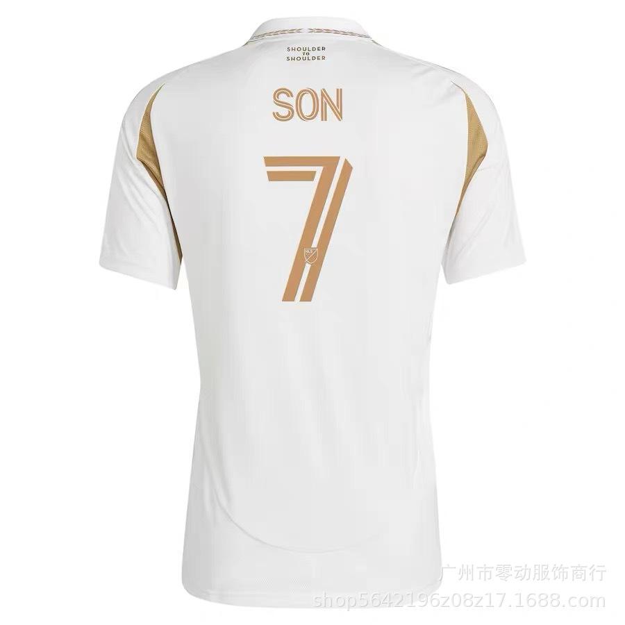 2627 Los Angeles Trikot LAFC schwarz und gold Heimtrikot Nr. 7 Sun Xingmin SOHN Nr. 9 Giroud Fußballtrikot