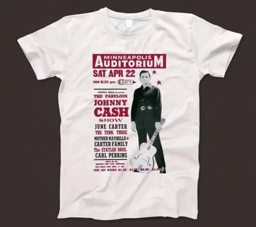 

The Fabulous Johnny Cash Show T Shirt 968 Poster Music Man In Black Ring Of Fire XL