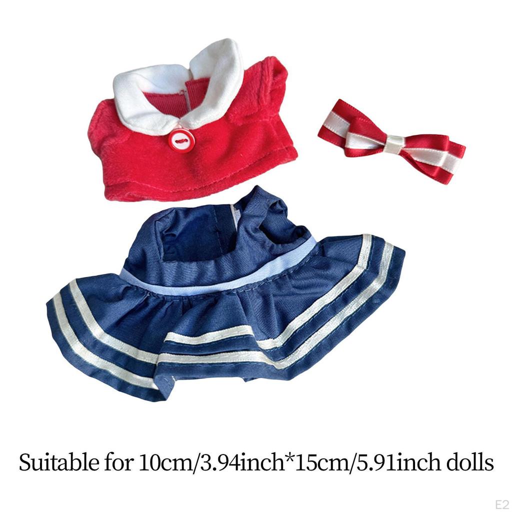 Plush Doll Clothes ,Stuffed Animals Clothes, Accessories for 10-15cm Photo Props