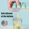 24 Grid Ice Cube Tray with Lid Covered Ice Cube Trays No Spill Ice Cube Cube Box Silicone Ice Cube