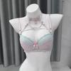 Women's Summer Sexy Small Design Sense Hanging Neck Small Chest Gather Beauty Back Underwear