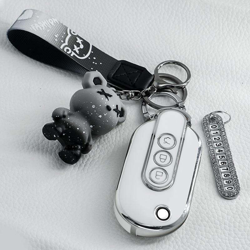 Key Case Shell for Wuling Hongguang MiniEV Macaron 2022 - GAMEBOY GB Design