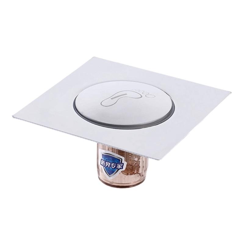 Kryt vpusti s designem těsnění Ovládání nožním pedálem Bez zápachu Bez hmyzu Podlahový odtok do koupelny pro účely hygieny