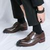 Męskie biznesowe buty wizytowe Luksusowe ręcznie robione skórzane buty Pointe Buty na wesele Buty męskie casual Oxford Obuwie Męskie