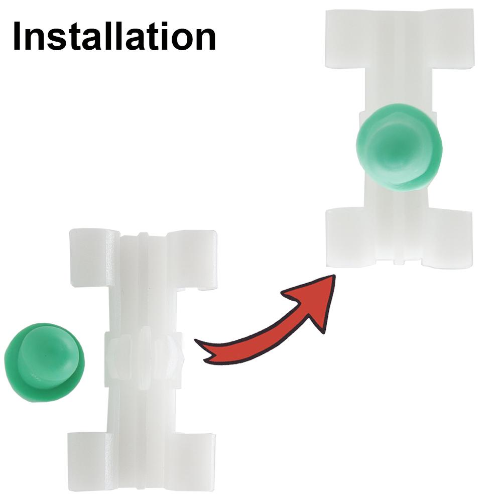 10 ST/Set Bil Sidodörr Lister Interiör Trim Formningsklämmor med Gummitätningar För BMW 3-serie E46 1997-2005OE# 51138231130