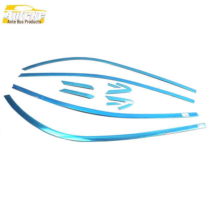 Surui Car Window Trim Stainless Steel Glass Anti-Scratch Bright Strip Exterior Accessories