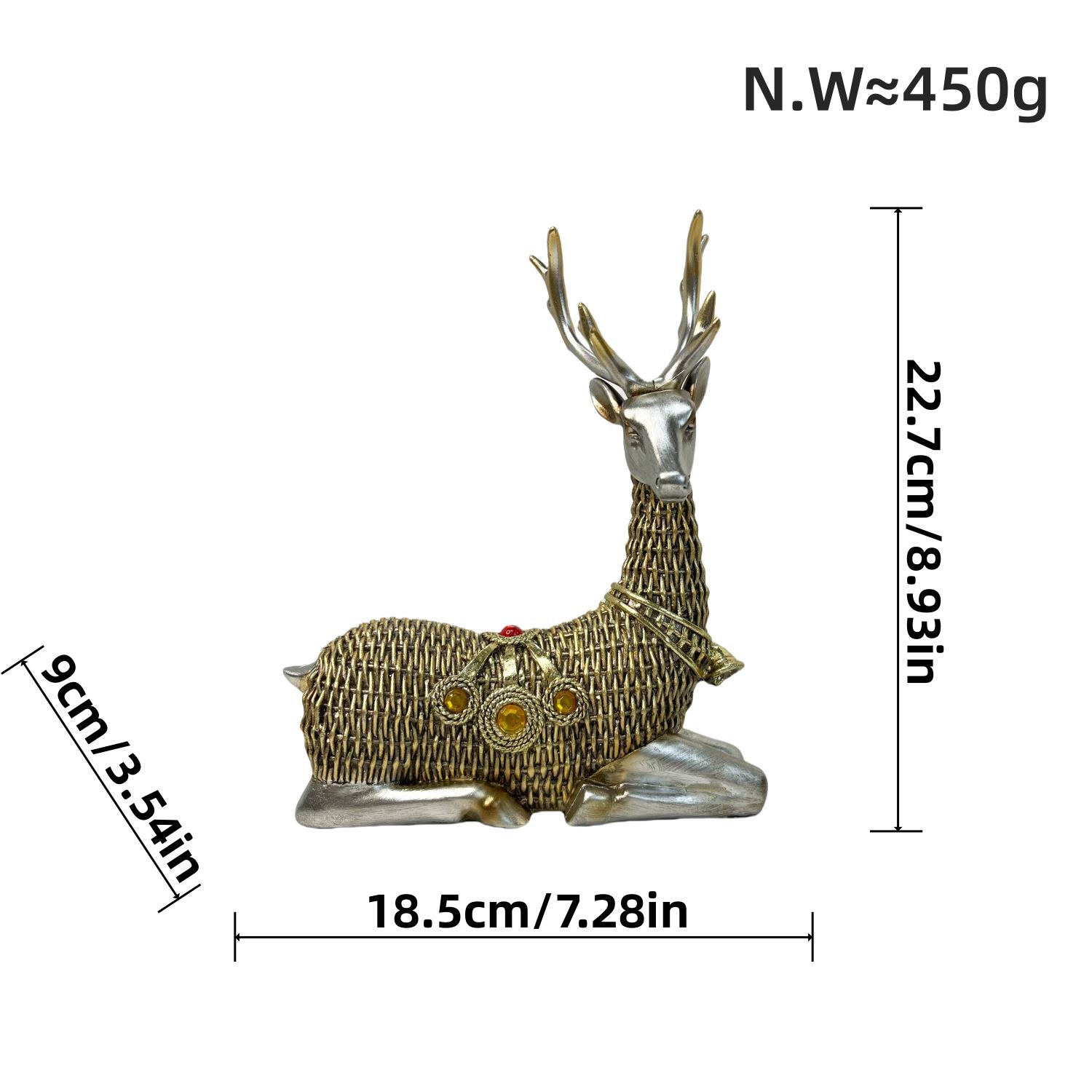 

Ротанг Олень Животные Украшения Скандинавский Лось Украшение Рабочего Стола Домашняя Гостиная Винный Шкаф Выставочный Зал Украшения Из Смолы