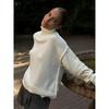 Autumn Winter Women's Solid Color Knitted Turtleneck Sweater Female Warm FashionThick Loose Casual Pullovers