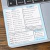 Pc Reference Keyboard Shortcut Sticker Adhesive For Pc Laptop Desktop
