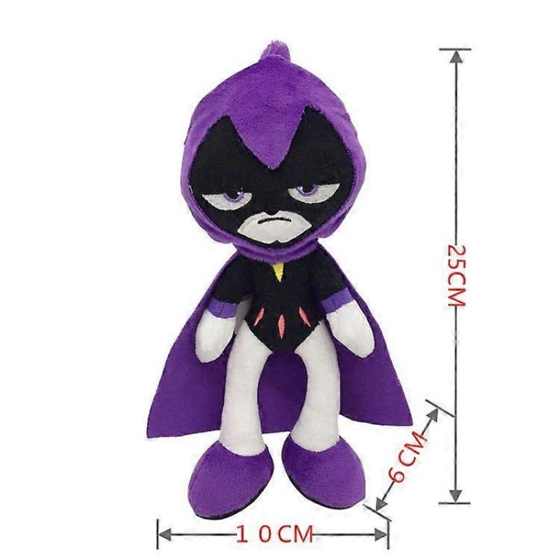 Anime Movie Teen Titans Attack Plush Toy Robin Raven Cartoon Doll Doll