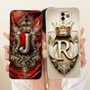 For Samsung Galaxy J6 Plus Case Cover Luxury Fashion A-Z Letters 2D Painted Phone Case For Samsung J6+ J6Plus J610F J610G J610FN