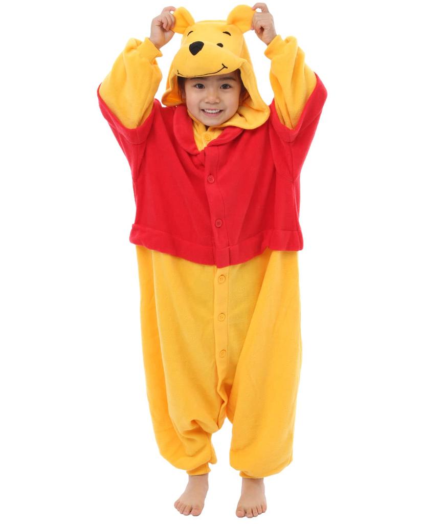 SAZAC Character Fleece Costume - Disney Winnie the Pooh - Children's Size 130cm