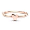 Handbemalter Herzring Damenringe Rose 180092C00