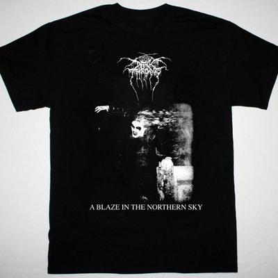 T-shirt Darkthrone A Blaze In The Northern Sky Hauts Tee noir Coton Toutes tailles