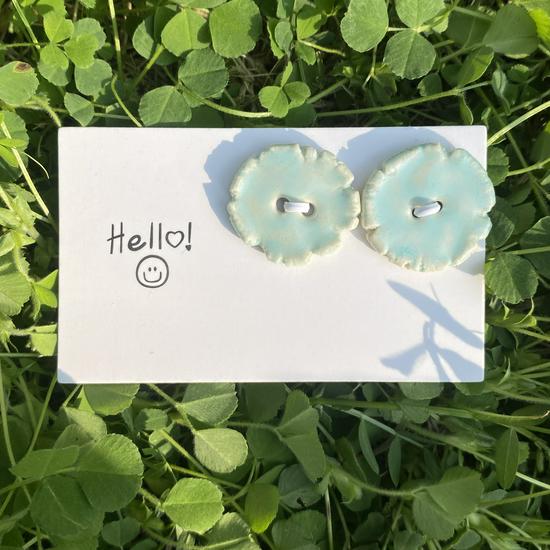 Rainbow Ceramic Button Fasteners for DIY Knitting & Doll Clothes (12/15mm)