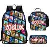 Roblox Printed Backpack, Children'S And Elementary School Bags