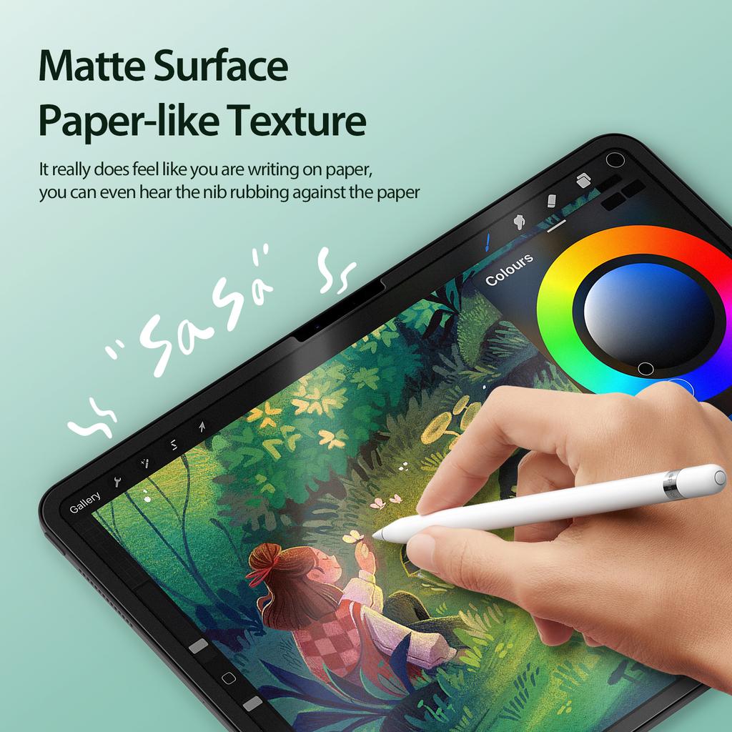 DUX DUCIS Naad Serie für iPad Pro 13 (2024) Bildschirmschutz Matt PET Paperfeel Folie Abnehmbar, Wiederverwendbar