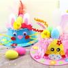 Handmade Decorations Easter Hats Colorful Eggs Bunny Chick Cartoon Cap DIY Craft Kit  Easter Party