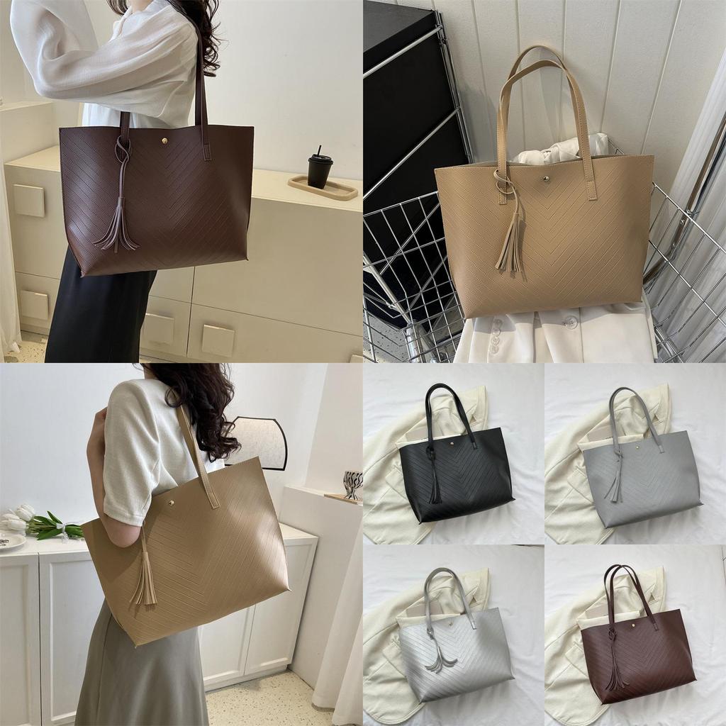 Fashionable Summer Street Style Commuter Tote Bag For Women Pu Leather