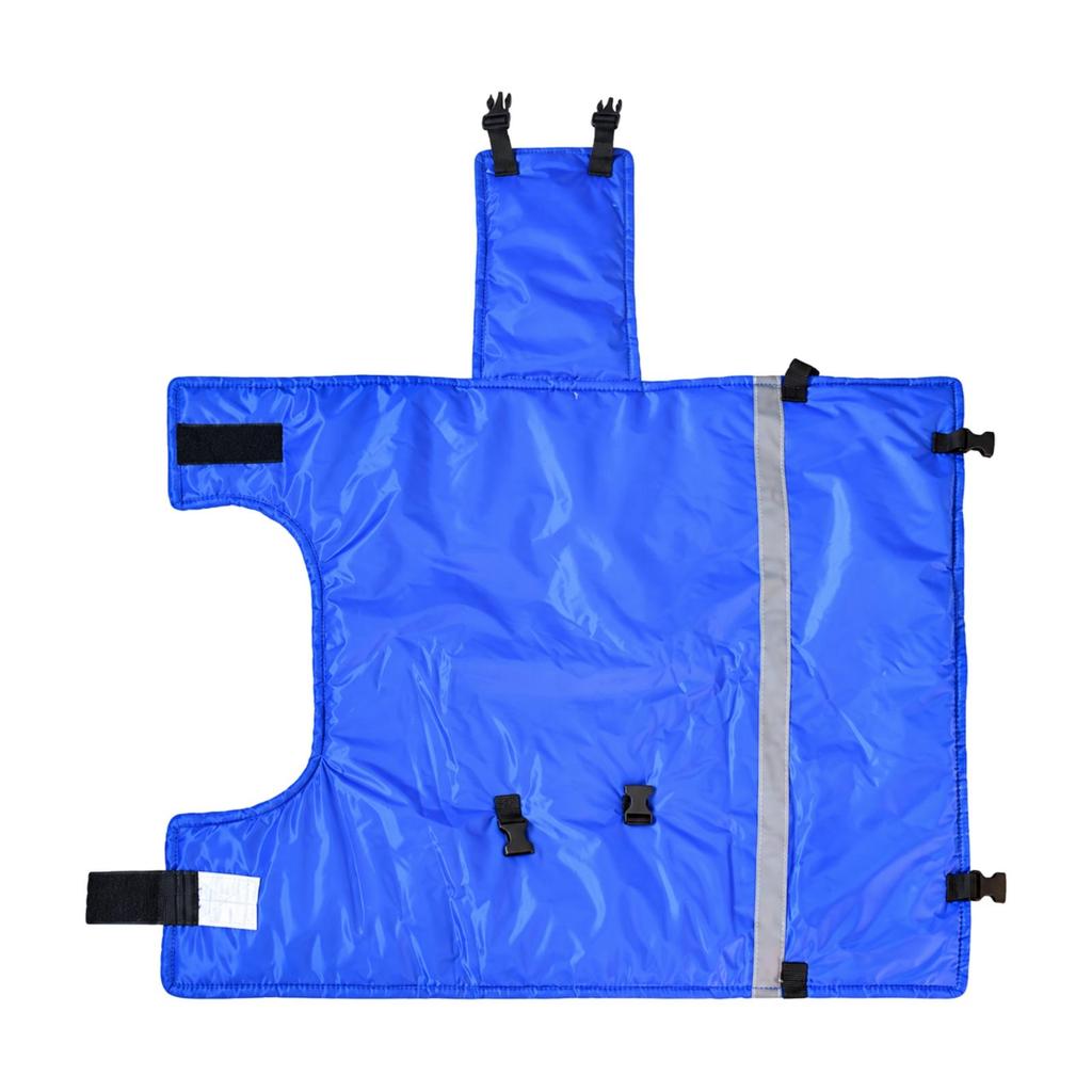 Young Cattle Jacket Insulated Padded Calf Coat with Reflective Stripe for Farmers, Cold