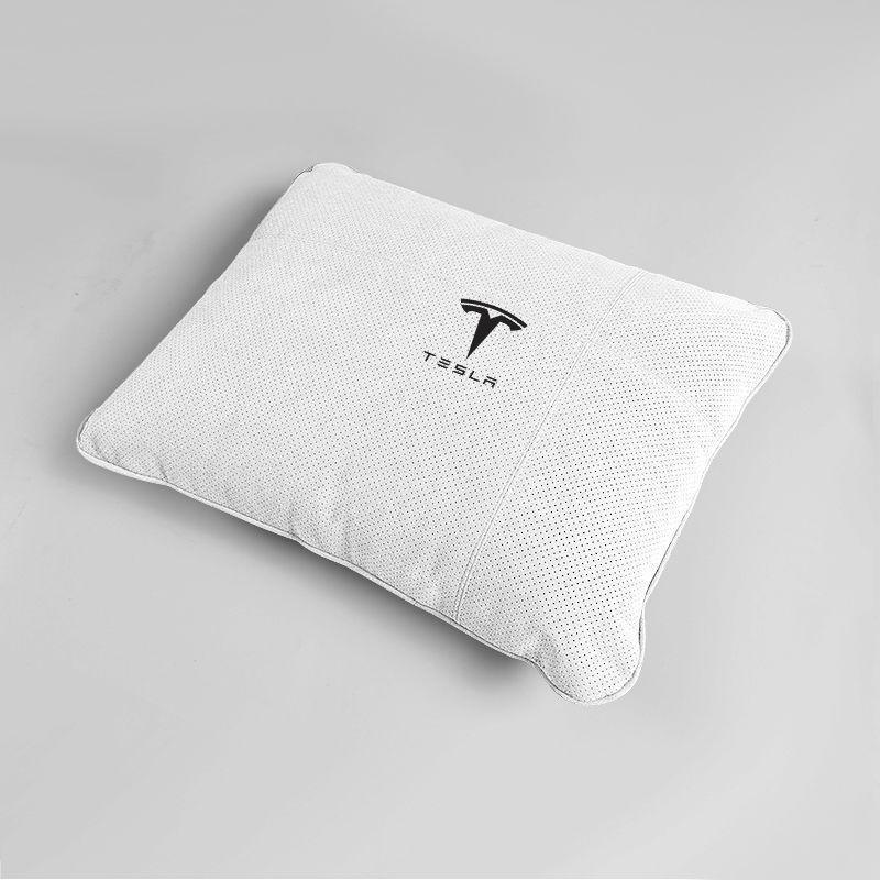 Tesla Model 3/Y Suede Maybach Headrests, Neck & Lumbar Supports