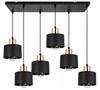 MODERN CEILING HANGING LAMP BLACK LED LAMP