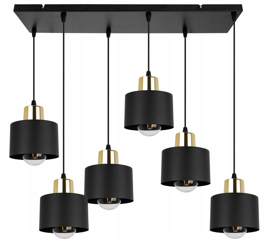 MODERN CEILING HANGING LAMP BLACK LED LAMP