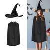 3/4Pcs Witches Witch Costume Accessories Wizard Witch Hat Witch Glasses Nose Halloween Fancy Dressing Cosplay Costumes