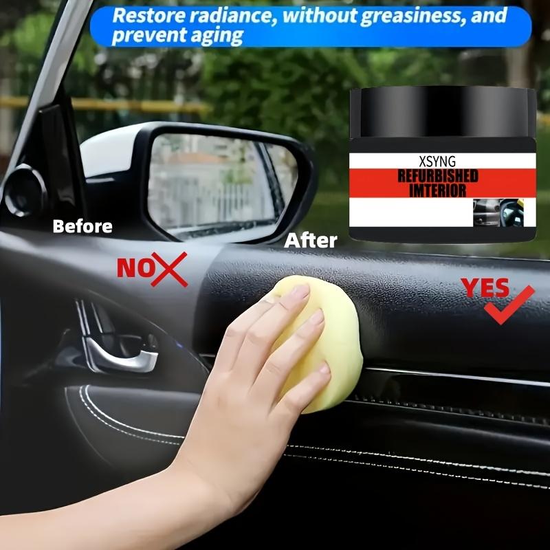 

Воск для обновления пластика снаружи и внутри - антивозрастной воск для ухода, возвращающий новый вид всему пластику, прост в использовании 5G