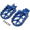 AnXin Motorcycle Foot Pegs Footpeg Pedals FootRest for PW50 1981- PW80 1983-2006 Pit Dirt Bike Blue