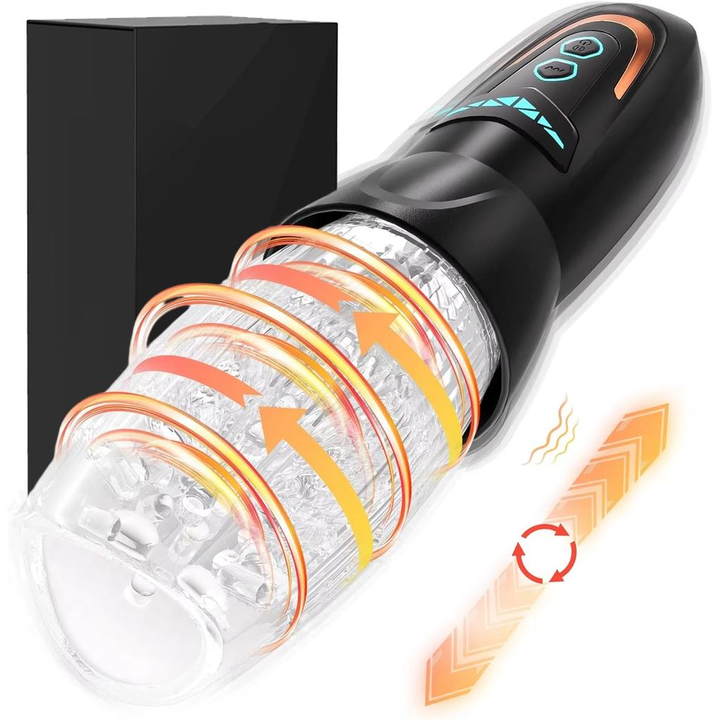 Automatic Thrusting Rotation Male Masturbators Cup Blowjob Sex Machine Penis Massager Glans Trainer Adult Sex Toys for Man
