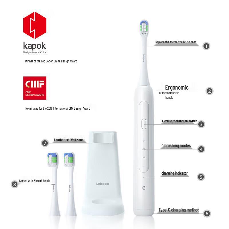 Huawei Smart Selection Libode 2 Smart Sonic Electric Toothbrush CN Plug (adapter Included)