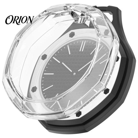 Anti-fingerprint Pocket Watch Film Protector, Tempered Glass Anti-Scratch Screen Crystal-Clear Soft TPU Protector Cover Protective Case for Royal Pop