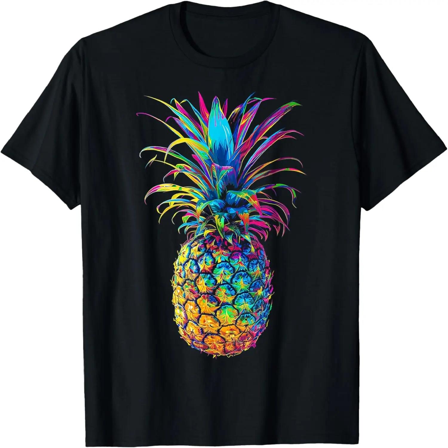 Where s the party at_ Upside Down Pineapple T Shirt S чёрный