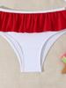 2026 New European & American Girls' Three-Piece Bikini Swimwear Set