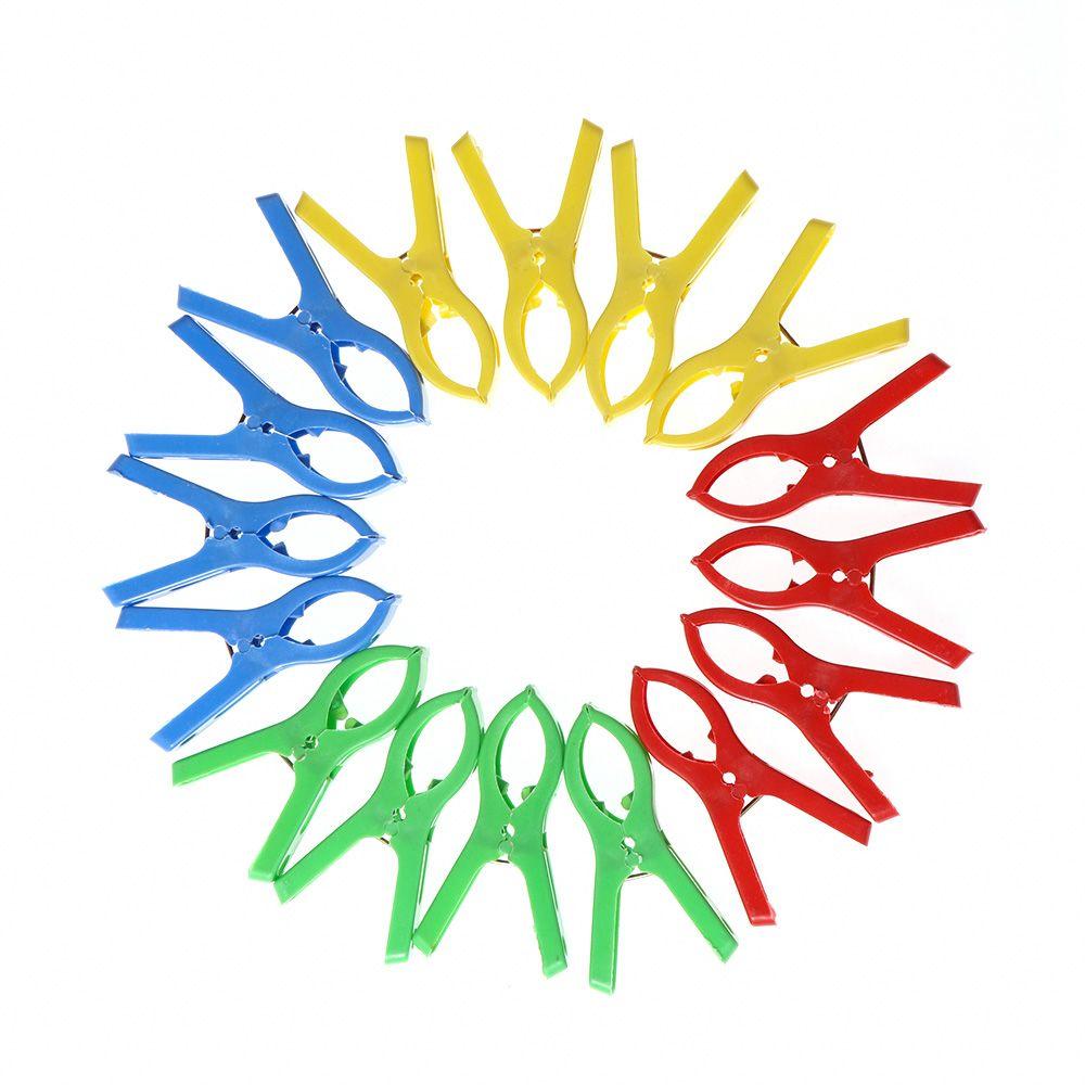 16Pcs New Pins Laundry Hangers Clips Hanging Pegs Clothespins Clothes Racks