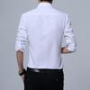 Versatile New Men's Casual Long Sleeve Slim Fit Solid Cotton Dress Shirts