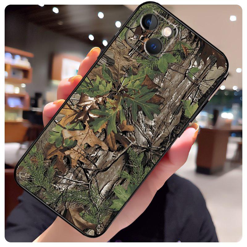 Hunting Camo Case For iPhone 16 Pro Max 14 13 12 11 15 17 Pro Max mini 15 16 Plus 16e 17 Air Phone Cover