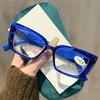 Fashion Small Square-framed Reading Glasses for Women and Men Trendy Ultralight Presbyopia Eyeglasses Protect Diopter +1.To+4.0