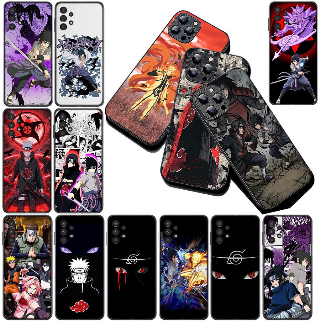 For Samsung Galaxy S20 S22 S21 FE Ultra Plus A07 A17 A15 A16 A25 A57 A37 Phone Cover Soft Case Narutos Itachi Uchiha Sasuke