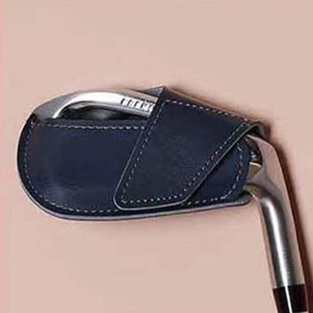 Portable Swing Iron Club Head Cover Solid Color Rod Head Protective Case Wedges Covers Practical Sport Accessory