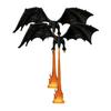 Fantasy Novel Fan Gift Fire-breathing Dragon Figurine, Durable PLA Flying Book Stopper, Creative Home Interior Decor 3D Print Ornament for Office