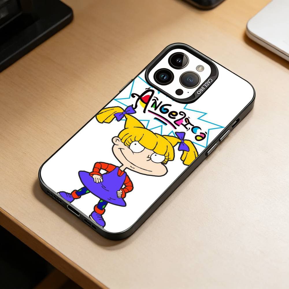 R-Rugrats-Chuckie Finster Phone Case For iPhone 17,16,15,14,13,12,11 Plus,Pro Max,XS,Colorful Silver Phone Case Funda Cover