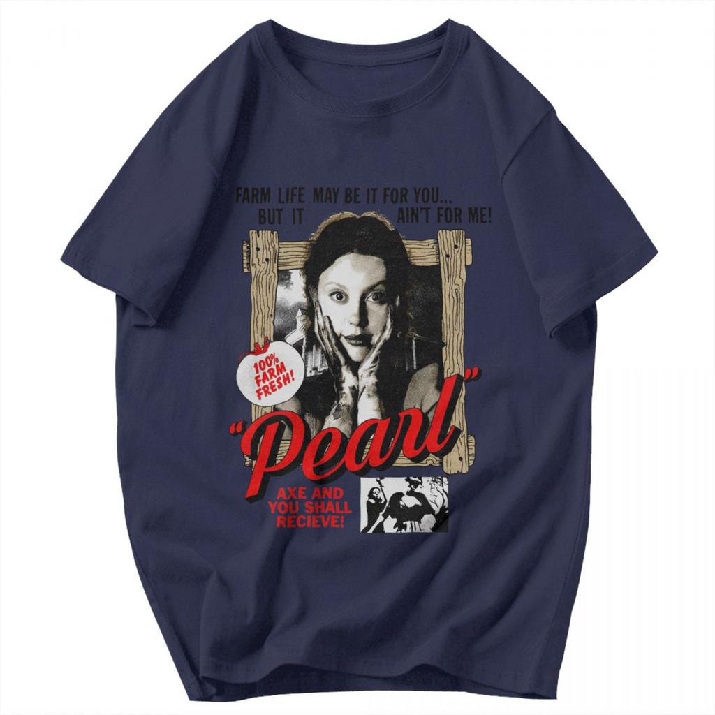 Men T Shirt 2025 Pearl Horror Movie Gifts Y2K Graphic Short Sleeve Unisex Clothing T Shirts