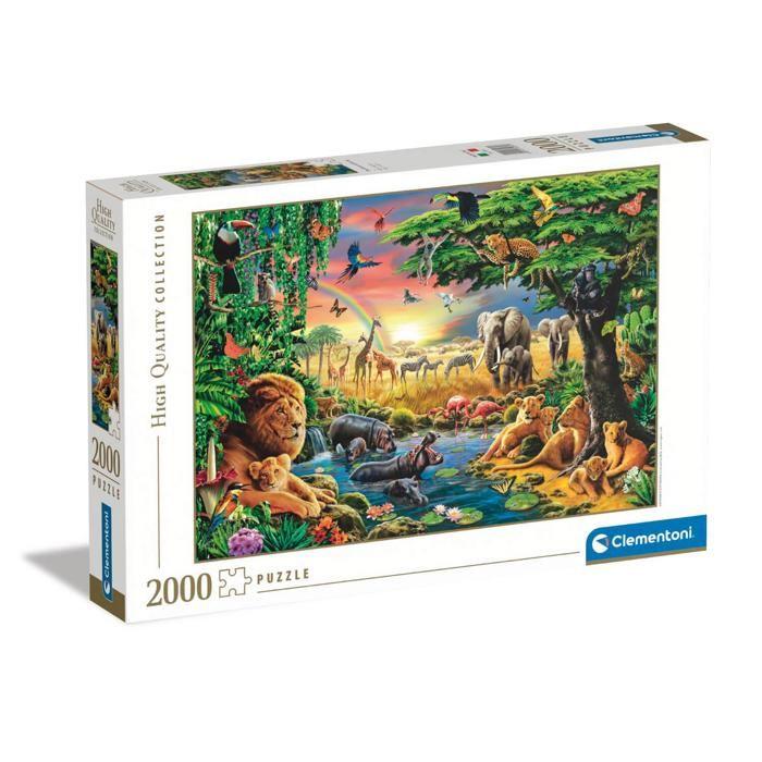 Puzzle 2000 Teile - Die afrikanische Versammlung