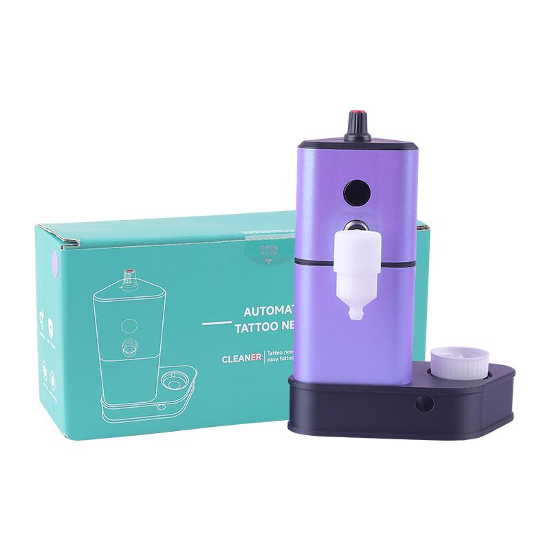 Tattoo Needle Cleaning Machine with Automatic Sensor Tattoo Needle Washer Color Rinse Tool Essential Tattoo Equipment