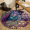Five Nights At Freddy's Pattern Round Rug, Indoor/Outdoor Mat, for Picnic, Gameroom, Bedroom, Office, Living Room, Home Decor Carpet, Birthday Gift