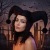 Decorative Halloween Party Hat Multicolor Costume Hat Cute Clown Hat  Cosplay Dress Up