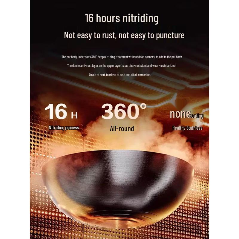 Kangbach Fine Iron Non-Stick Wok