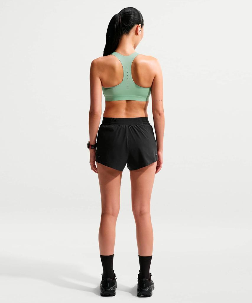 NIKE Swift Breathe Dry Fit Mid-Rise 2.5-Inch Brieflined Running Shorts W - Black:White / If1679-010